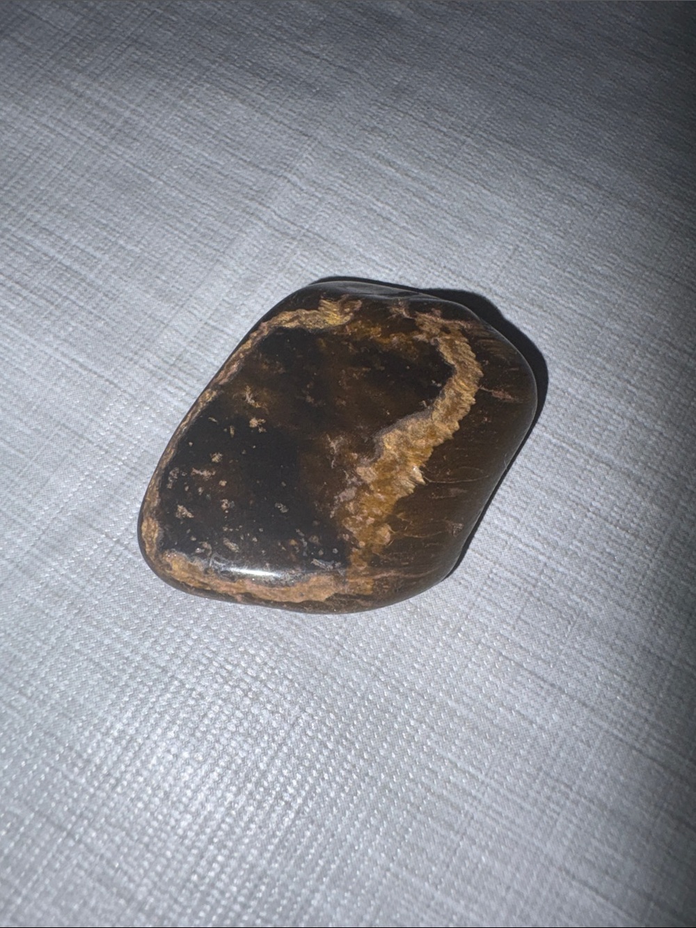 Tigers Eye Polished Brown and Black stone for purity and luck 🍀